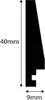 Nielsen Accent Linus       13x18 MDF/Holz weiß            Anteprima dell’immagine prodotto 3