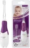 A product shot of a baby toothbrush in its packaging, alongside a separate toothbrush. Náhled obrázku produktu