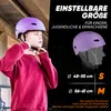 Apollo Skatehelm - S/M - Purple - SW001 Produktbild-Vorschau 2