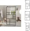 vidaXL Duschwand für Begehbare Dusche mit Klarem ESG Glas Produktbild-Vorschau 1