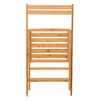 A folded bamboo chair against a white background. Produktbild-Vorschau
