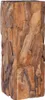 Tavolino 30x30x80 cm in legno massiccio di teak Anteprima dell’immagine prodotto 8