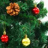 vidaXL Albero di Natale artificiale con luci e palline Anteprima dell’immagine prodotto 9