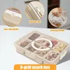 Snackbox mit 8 Fächern und Deckel, transparente Produktbild-Vorschau 3