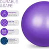 Flintronic Gymnastikball 25cm Yoga Pilates Ball Lila Produktbild-Vorschau 3