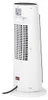 The back side of a white tower heater is shown against a white background. Podgląd zdjęcia produktu