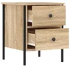 vidaXL Table de nuit chêne Sonoma 40x42x50 cm bois Voir les images du produit 4