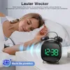 Retro Analog Wecker, Großes Lautstärke LED Wecker,Ohne Produktbild-Vorschau 3