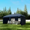 Gazebo pieghevole Zelsius 3x6 m con pareti laterali, blu, Anteprima dell’immagine prodotto 3
