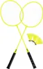VirtuFit Badminton-Set – 2 Schläger – 3 Federbälle – Produktbild-Vorschau 3