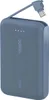 A blue Belkin power bank with a built-in USB-C cable is shown from a slightly elevated side angle. Produktbild-Vorschau