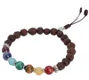 7 Chakran Mala Armband, Handmala mit Halbedelsteinen, Yoga Produktbild-Vorschau 2