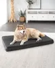 lionto Hundebett, orthopädisches Bett mit Plüschoberfläche Produktbild-Vorschau 2