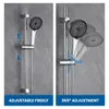 Auralum Chrom Duschkopf Set 70cm Edelstahl Duschstange 5 Produktbild-Vorschau 3