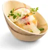 Schale aus Palmblatt, oval, 10 x 7,2 cm, 20 Stück Produktbild-Vorschau 2