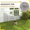 PawHut Puppyren, 91 cm hoog, 8-delig, zelfbouwsysteem voor Productafbeelding-voorbeeld 7