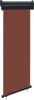 Balkon-Seitenmarkise 60 × 250 cm Braun , Markisen Design Produktbild-Vorschau 1