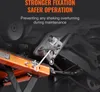 Close-up of a motorcycle lift mechanism attached to a motorcycle's rear swingarm. Produktbild-Vorschau