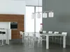 Żyrandol TOMMY srebrno-biały 4xE14x28W tkanina Podgląd zdjęcia produktu 10