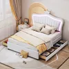 okwish Kinderbett Plattformbett 140×200 cm mit Lattenrost, Produktbild-Vorschau 1