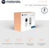 Motorola VM481 wideo niania 300 m FHSS Biały Podgląd zdjęcia produktu 16