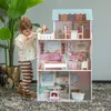 Bandits & Angels Puppenhaus aus Holz, rosa/blaues Produktbild-Vorschau 4