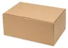 A closed cardboard box on a white background. Podgląd zdjęcia produktu