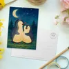 Mr. & Mrs. Panda Grußkarte Pinguine Einschlafen Design - Produktbild-Vorschau 3