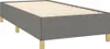 vidaXL Rám postele bez matrace tmavě šedý 100x200 cm látka Náhled obrázku produktu 3
