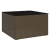 The Living Store 2-tlg. Garten-Lounge-Set mit Kissen Braun Produktbild-Vorschau 8