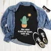Mr. & Mrs. Panda Größe XL T-Shirt Kaktus Sonne - Schwarz - Produktbild-Vorschau 2