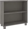 vidaXL Sideboard HAMAR Hellgrau 85x35x80 cm Massivholz Produktbild-Vorschau 2