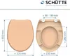 SCHÜTTE WC sedadlo s mäkkým zatváraním BEIGE Duroplast Náhľad obrázku produktu 7