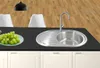 Preero- 77x50, Spüle Edelstahl 304, Materialstärke 0,8mm, Produktbild-Vorschau 2