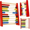 Holz Abakus Rechenrahmen Lernhilfe Mathematik Montessori Produktbild-Vorschau 1