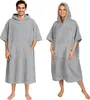 Frottee Badeponcho Damen Herren - Strandponcho 100% Produktbild-Vorschau 2