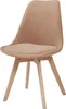 Esszimmerstuhl ’Fläten’ 4er Set Polsterstuhl Bouclé Taupe Produktbild-Vorschau 4