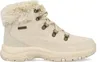A single beige winter boot with fur trim is shown against a white background. Voir les images du produit