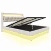 Cama boxspring INONEFT de 140x200 cm con LED y USB, Vista previa de la imagen del producto 18