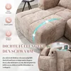 Sofá modular LVHOM de esquina con función de cama, sofá Vista previa de la imagen del producto 2