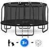 Thunder Trampolino da giardino Elite 488 cm 16 ft rete Anteprima dell’immagine prodotto 15