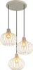 GLOBO Lighting Hängeleuchte MATEO  beige Hängelampe Produktbild-Vorschau 1