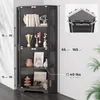 BROTTAR Eck-Glasvitrine Schwarz, 4 stabile Böden, Produktbild-Vorschau 3