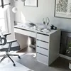 Idohome - Schreibtisch mit Schubladen BELLA 110x77x55 cm Produktbild-Vorschau 1