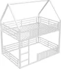 Łóżko piętrowe House z ogrodzeniem i oświetleniem LED, Podgląd zdjęcia produktu 7