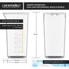 Arendo Messbecher 600ml ideal für elektrische Handmixer und Produktbild-Vorschau 2
