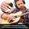 4 Stück Gitarren Fingerschutz aus Silikon, Produktbild-Vorschau 5