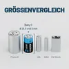 ABSINA 12x Baby C Batterien 1,5V Alkaline - Langlebige Produktbild-Vorschau 6