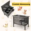 COSTWAY domček pre mačky odolný voči zime, vonkajšia Náhľad obrázku produktu 4