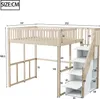Letto a soppalco STILVORA 140x200 cm, letto per bambini e Anteprima dell’immagine prodotto 11